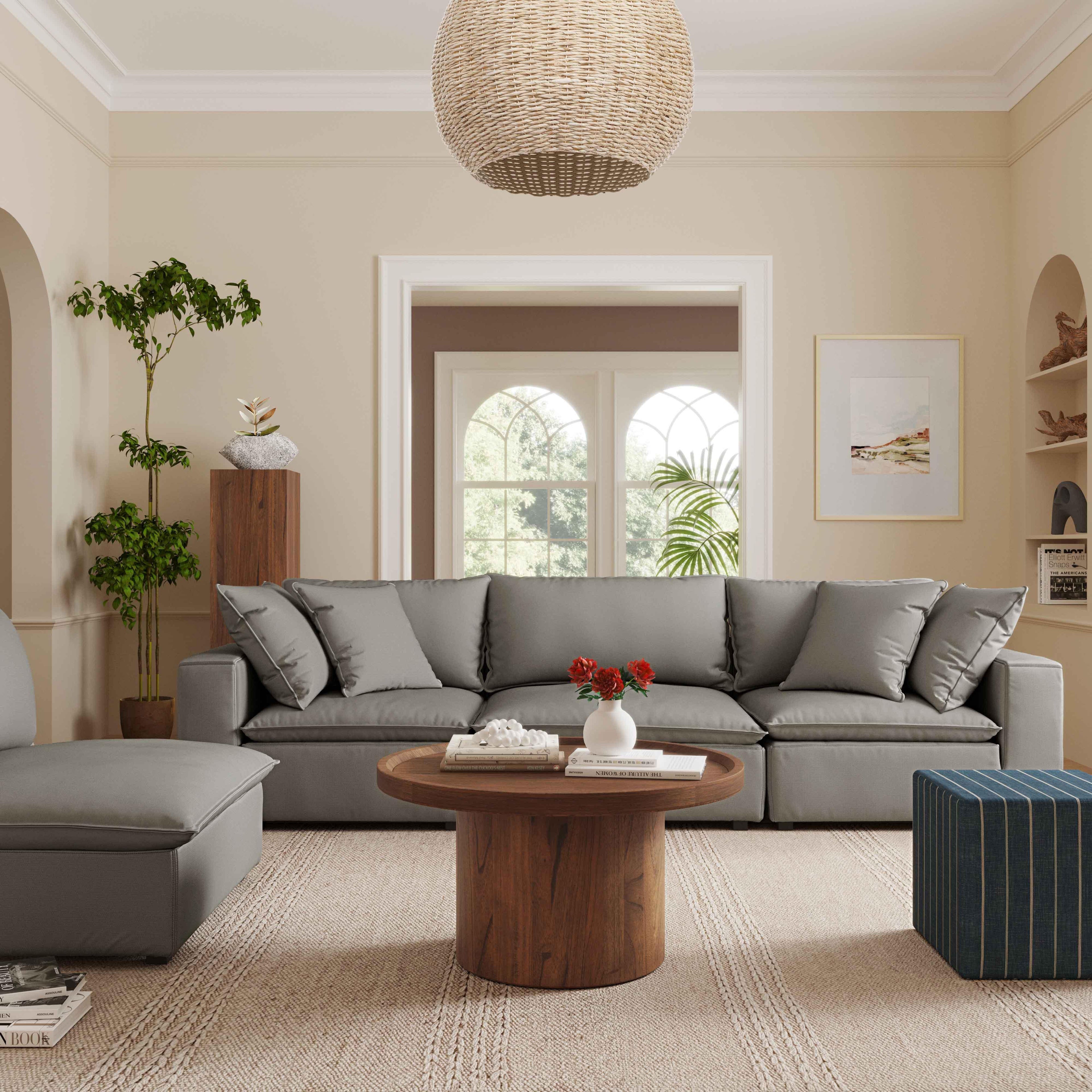 Cali 120" Performance Fabric Modular Sofa