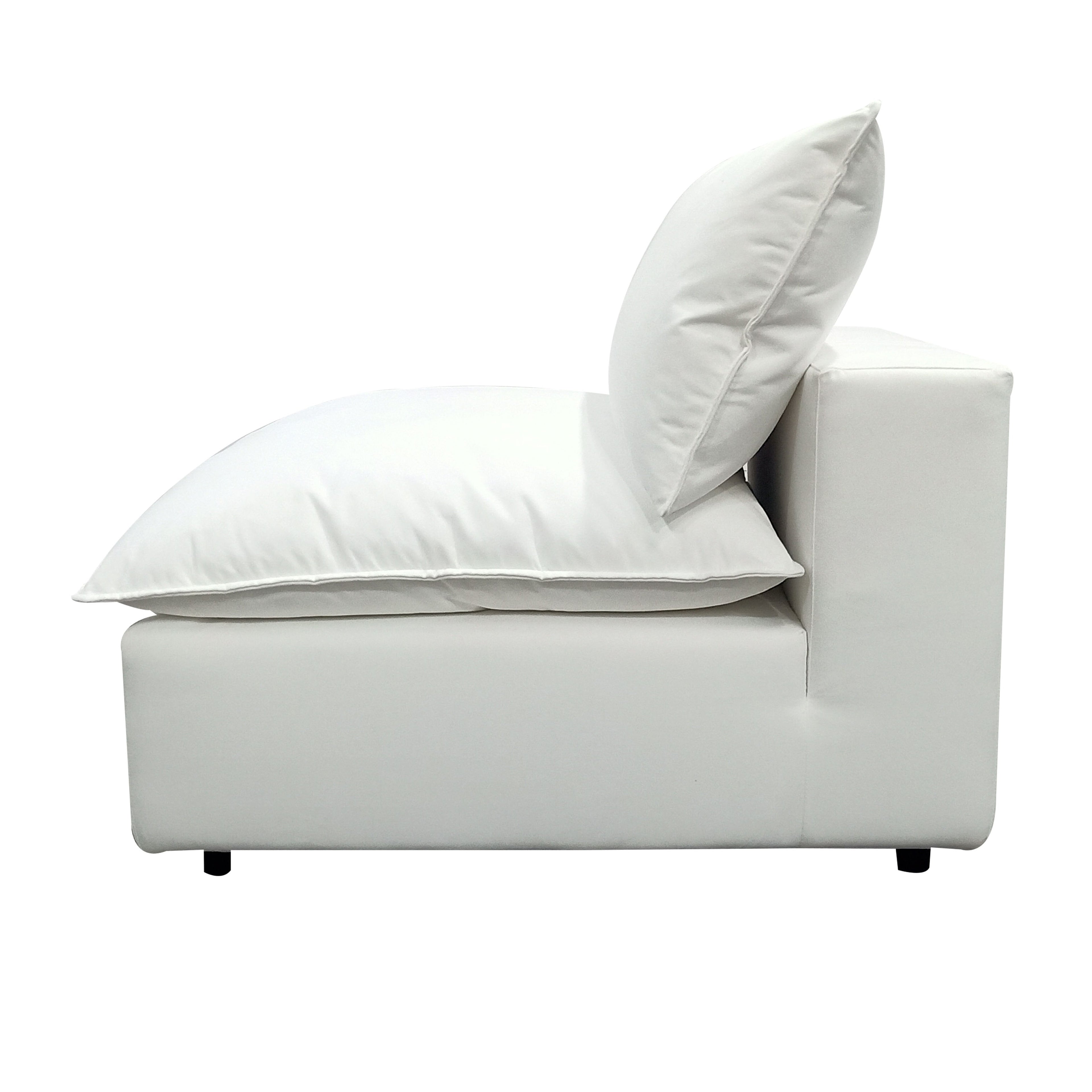 Cali Performance Fabric Modular Armless Chair