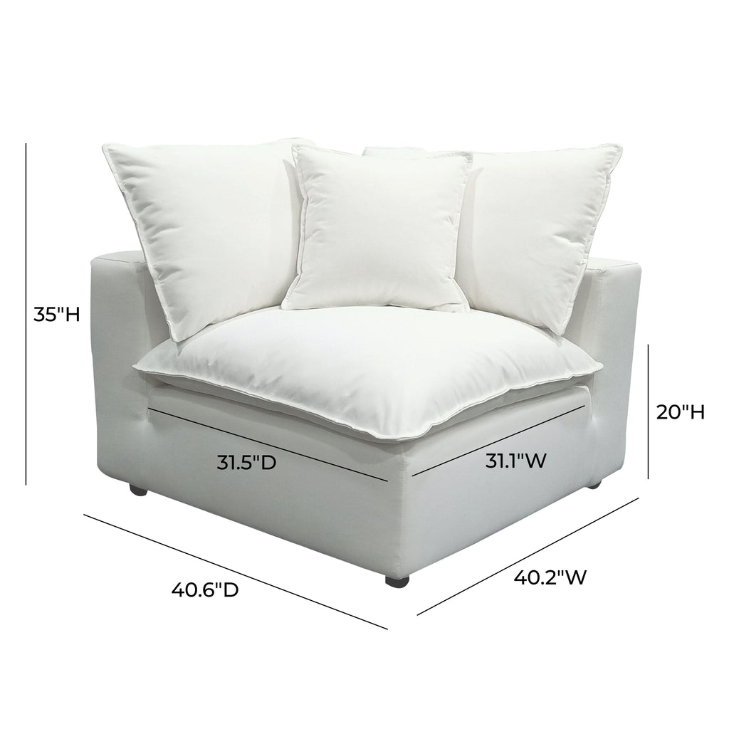 Cali Performance Fabric Modular Corner Chair