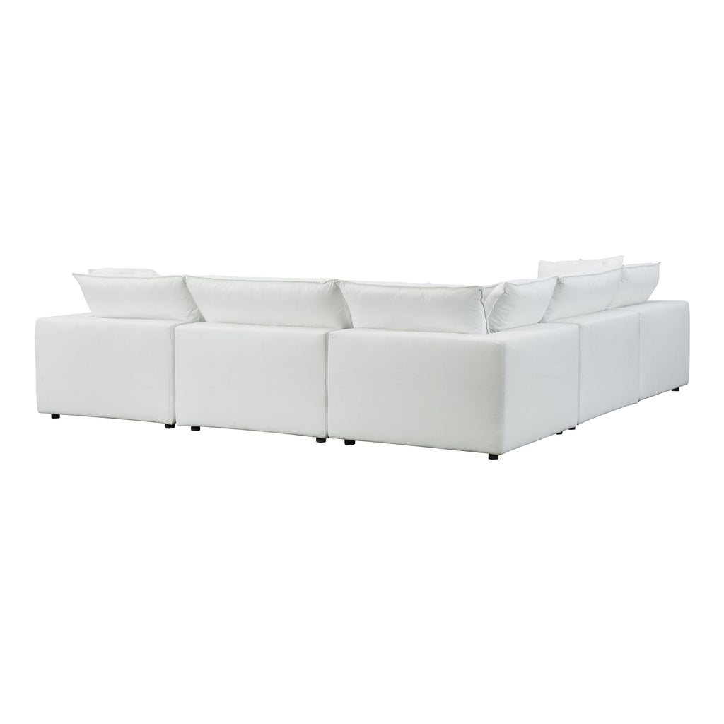 Cali 5-Piece Performance Fabric Modular L-Sectional