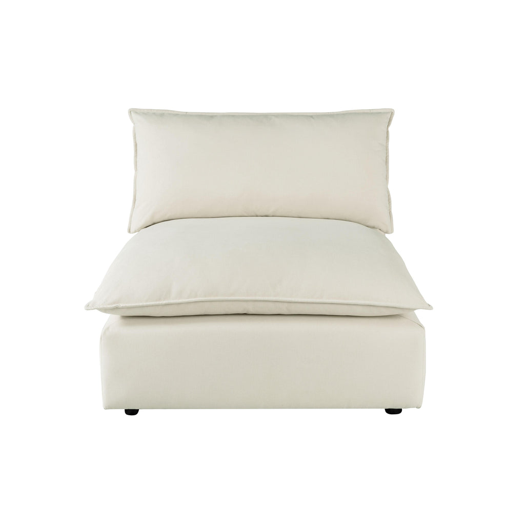 Cali Performance Fabric Modular Armless Chair