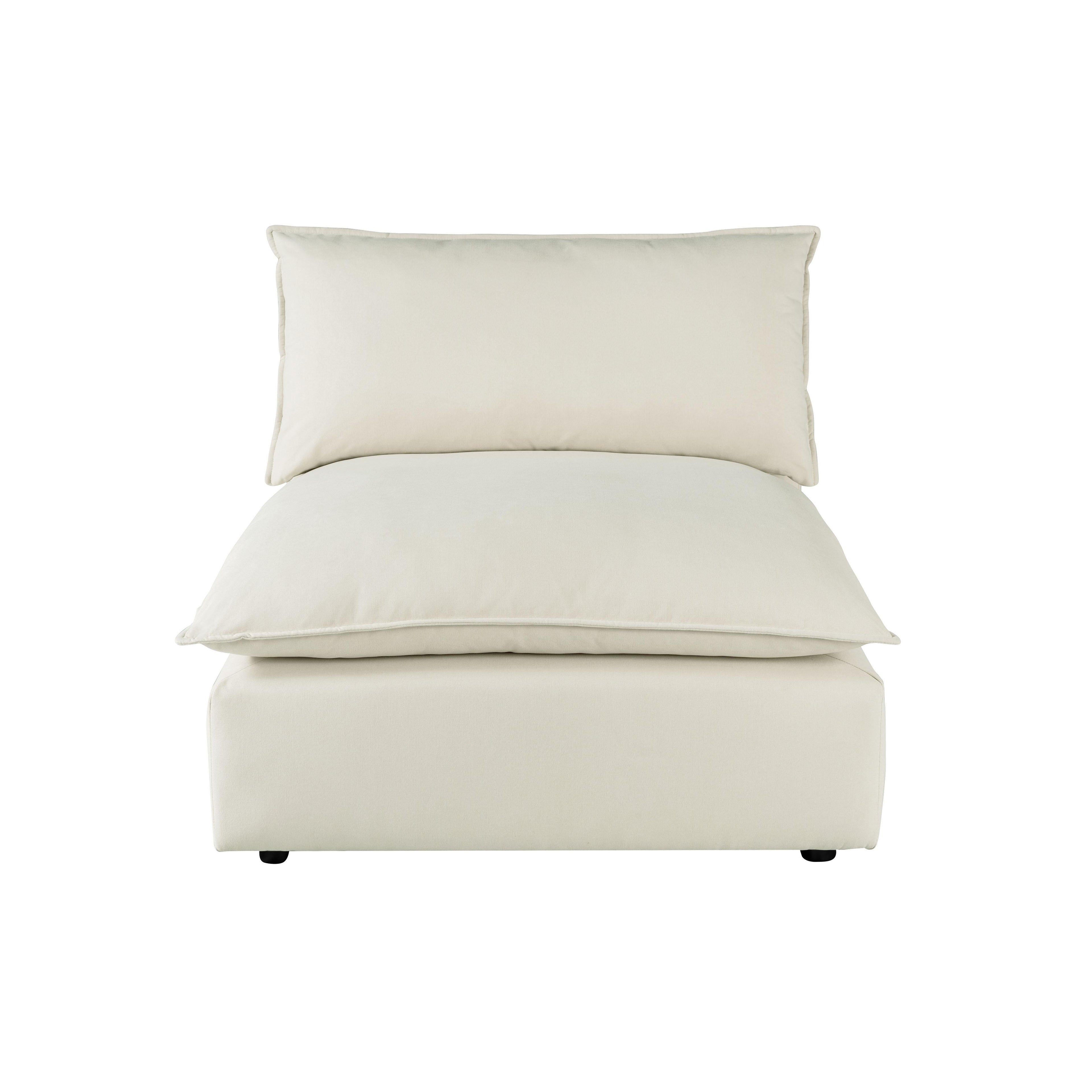 Cali Performance Fabric Modular Armless Chair