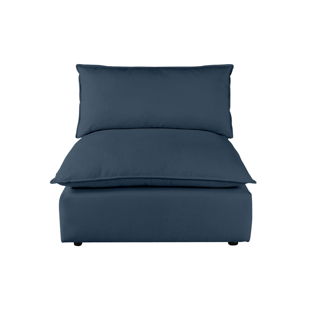 Cali Performance Fabric Modular Armless Chair