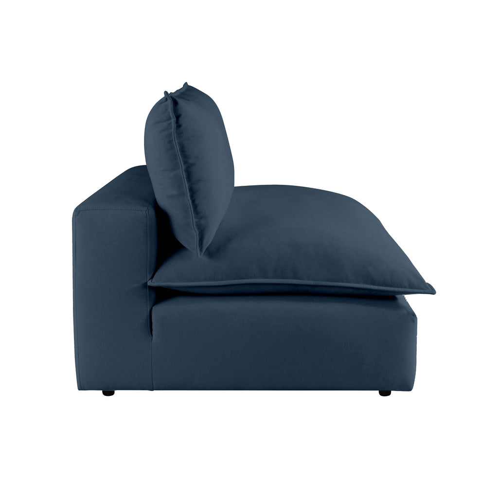 Cali Performance Fabric Modular Armless Chair