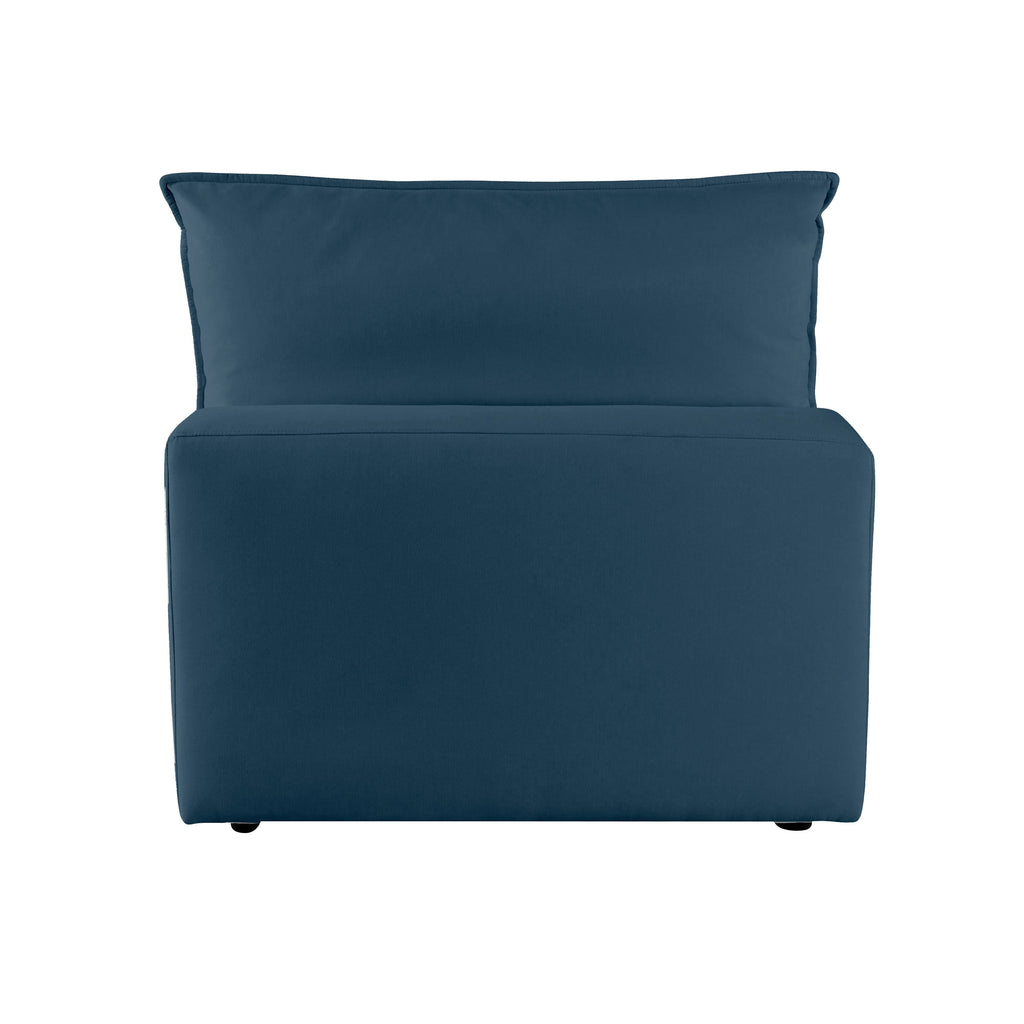 Cali Performance Fabric Modular Armless Chair
