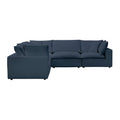 Cali 5-Piece Performance Fabric Modular L-Sectional