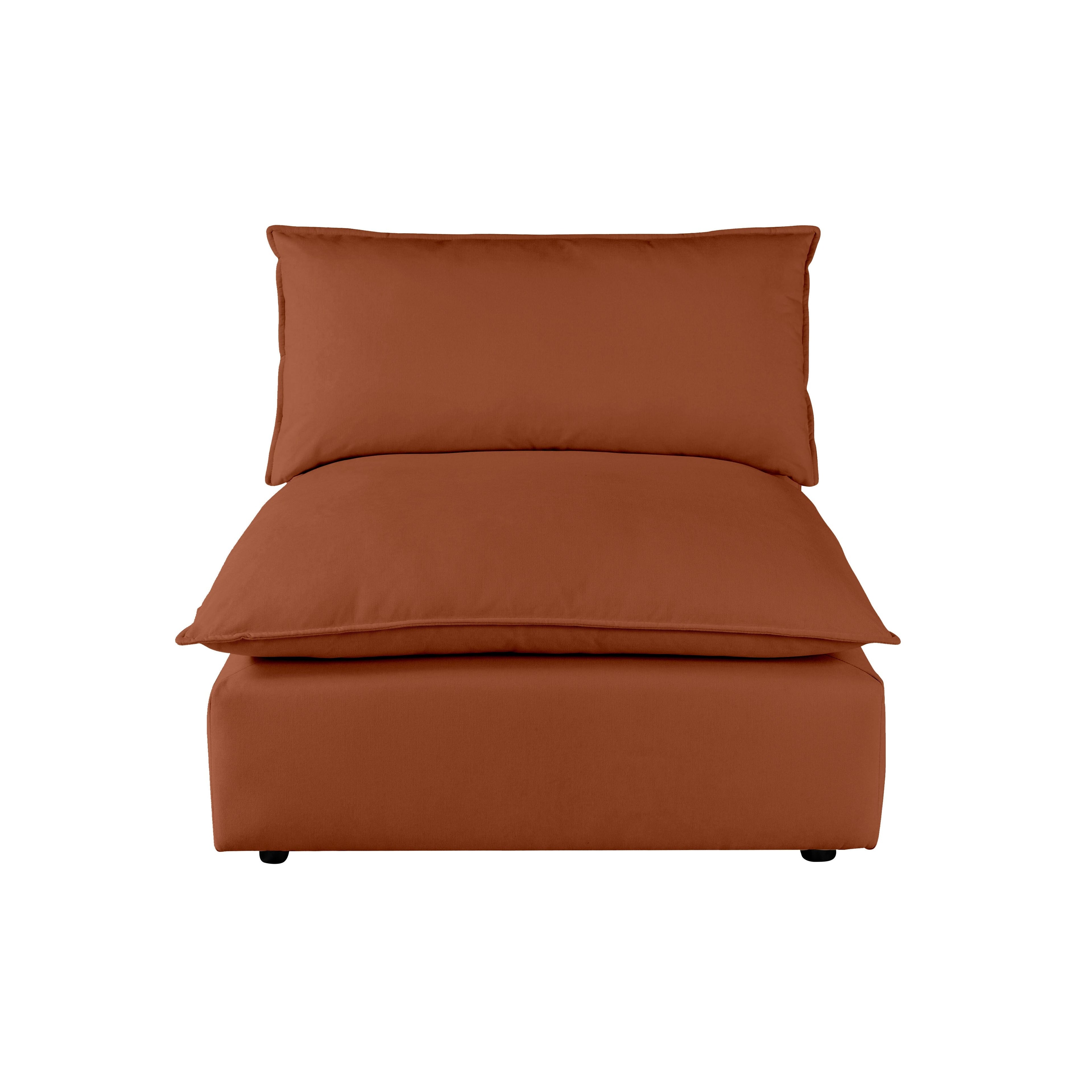 Cali Performance Fabric Modular Armless Chair