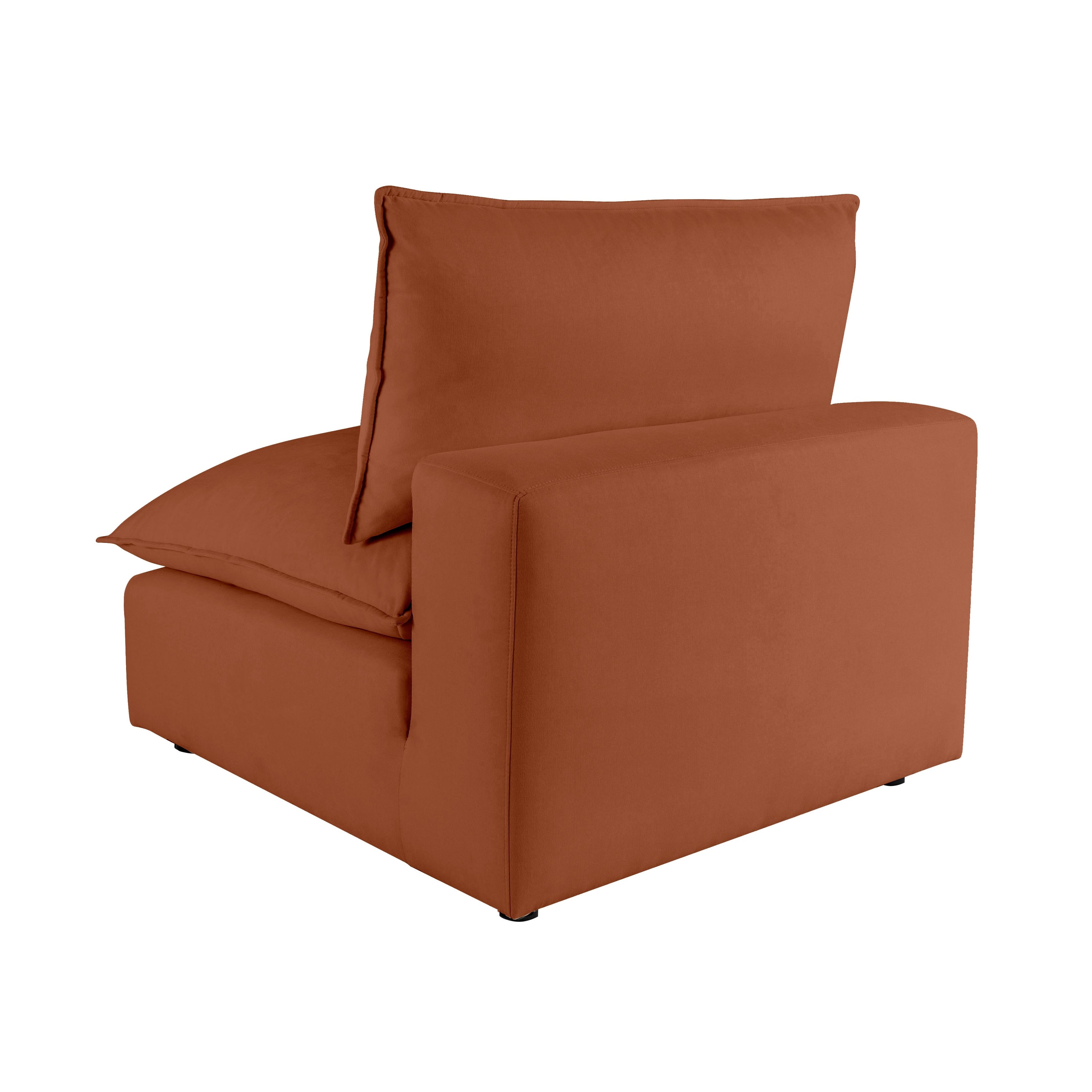 Cali Performance Fabric Modular Armless Chair