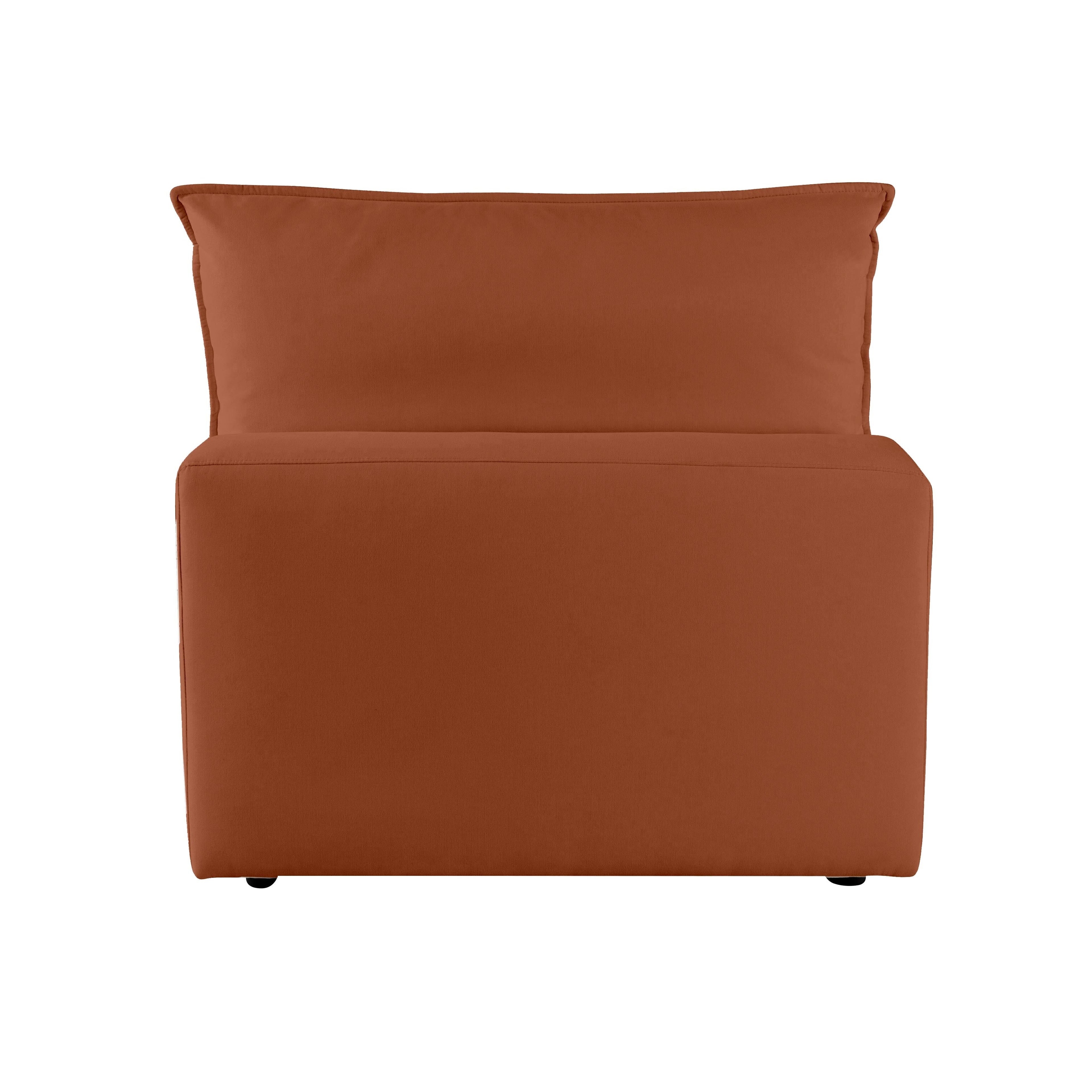Cali Performance Fabric Modular Armless Chair