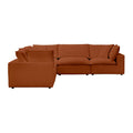 Cali 5-Piece Performance Fabric Modular L-Sectional