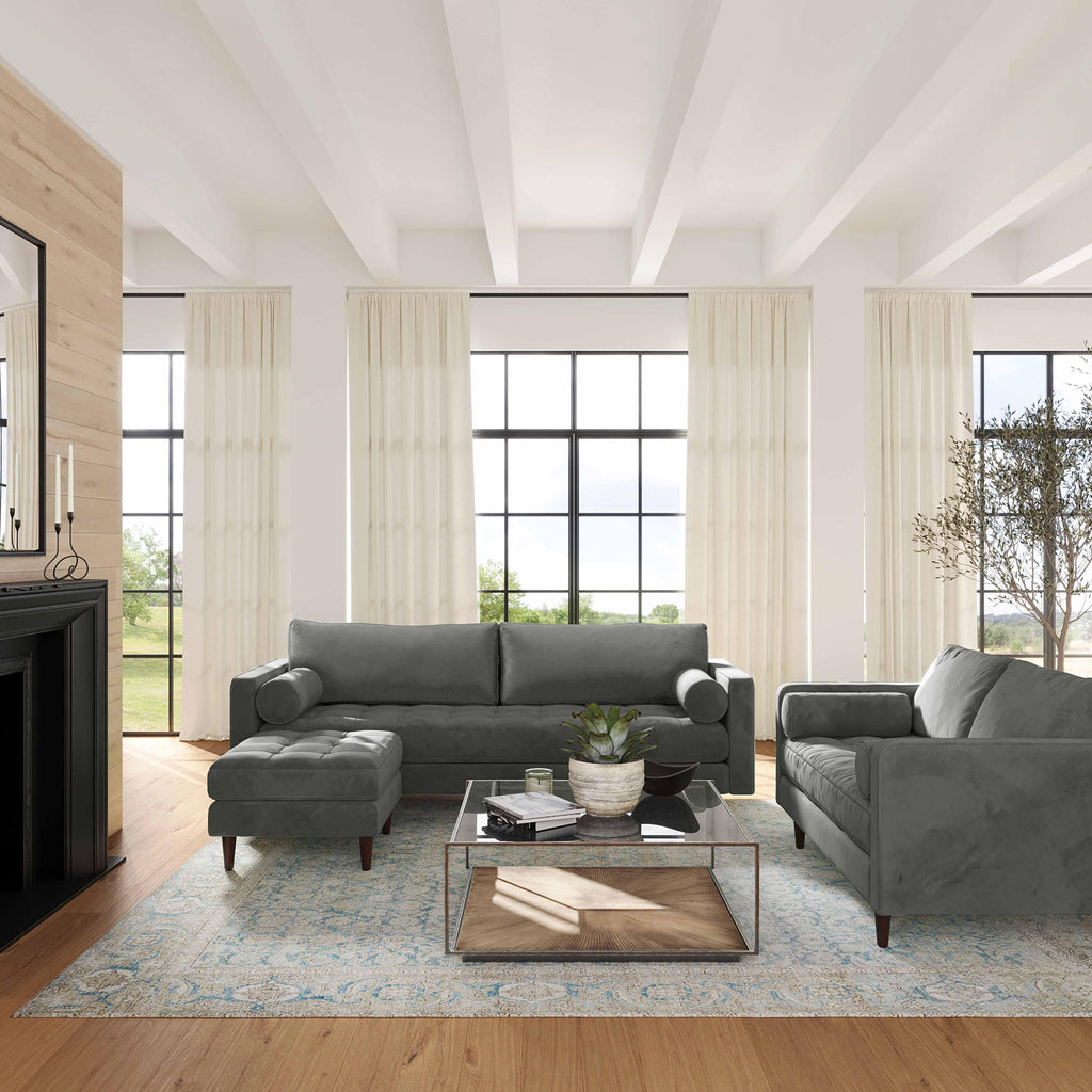 Cave 88" Performance Velvet Sofa