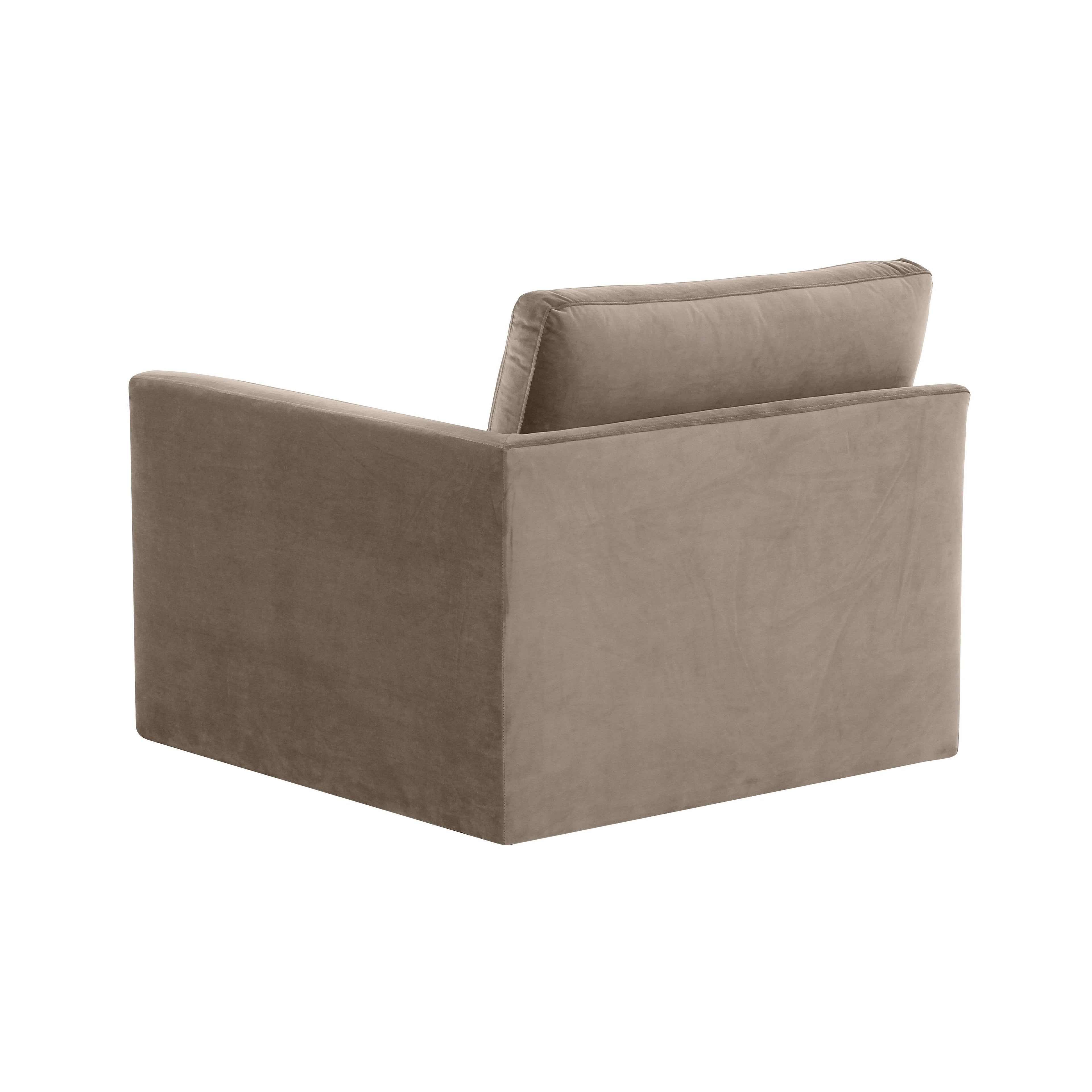 Willow Performance Velvet Modular RAF Corner Chair