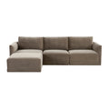 Willow 4-Piece Performance Velvet Modular Sectional