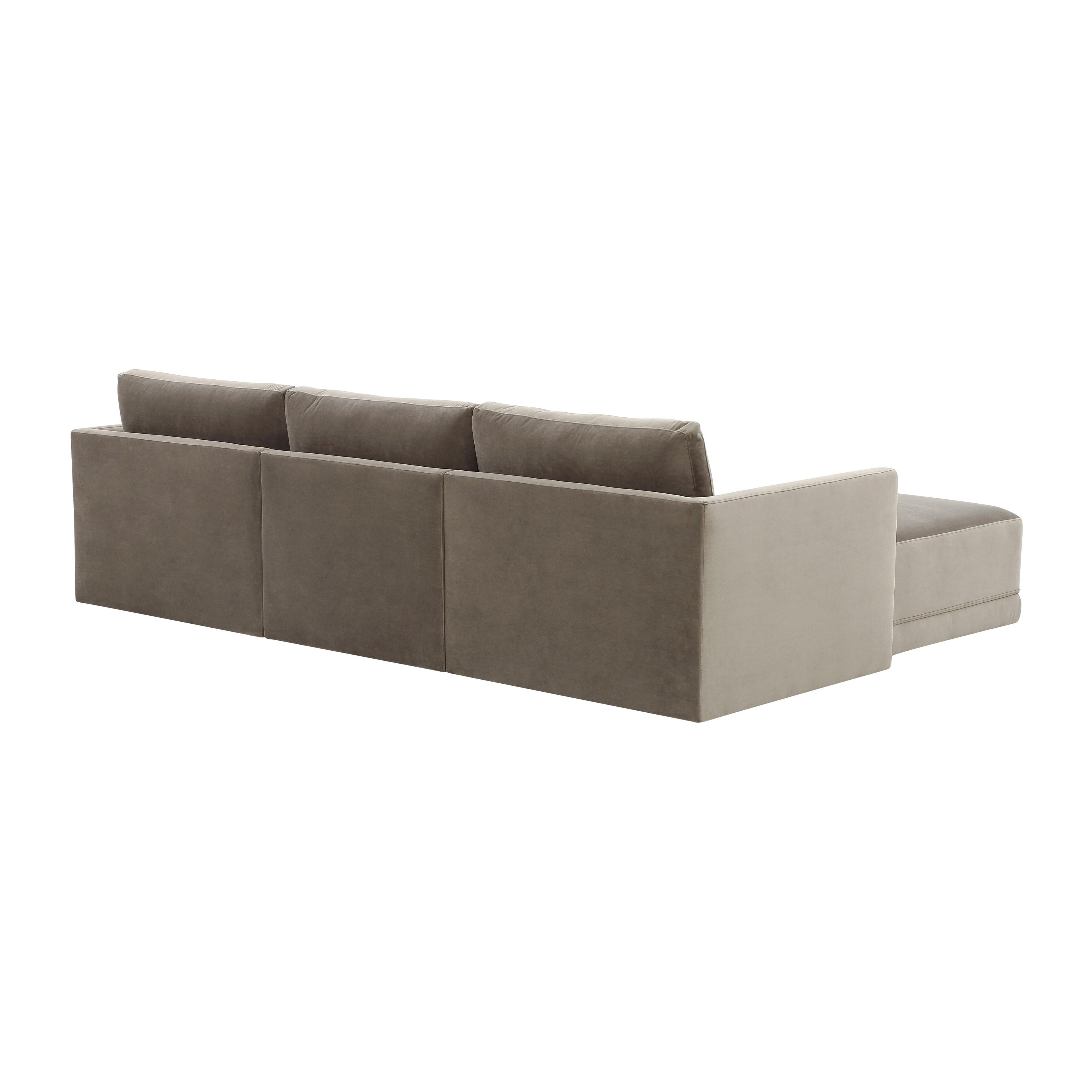 Willow 4-Piece Performance Velvet Modular Sectional