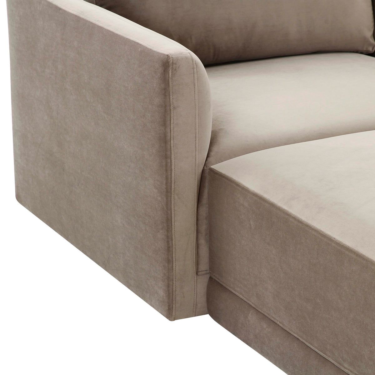 Willow 4-Piece Performance Velvet Modular Sectional