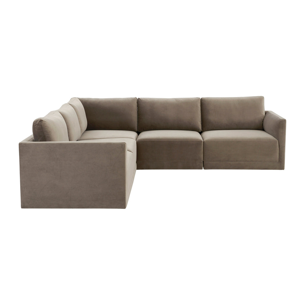 Willow Performance Velvet Modular Sectional Collection
