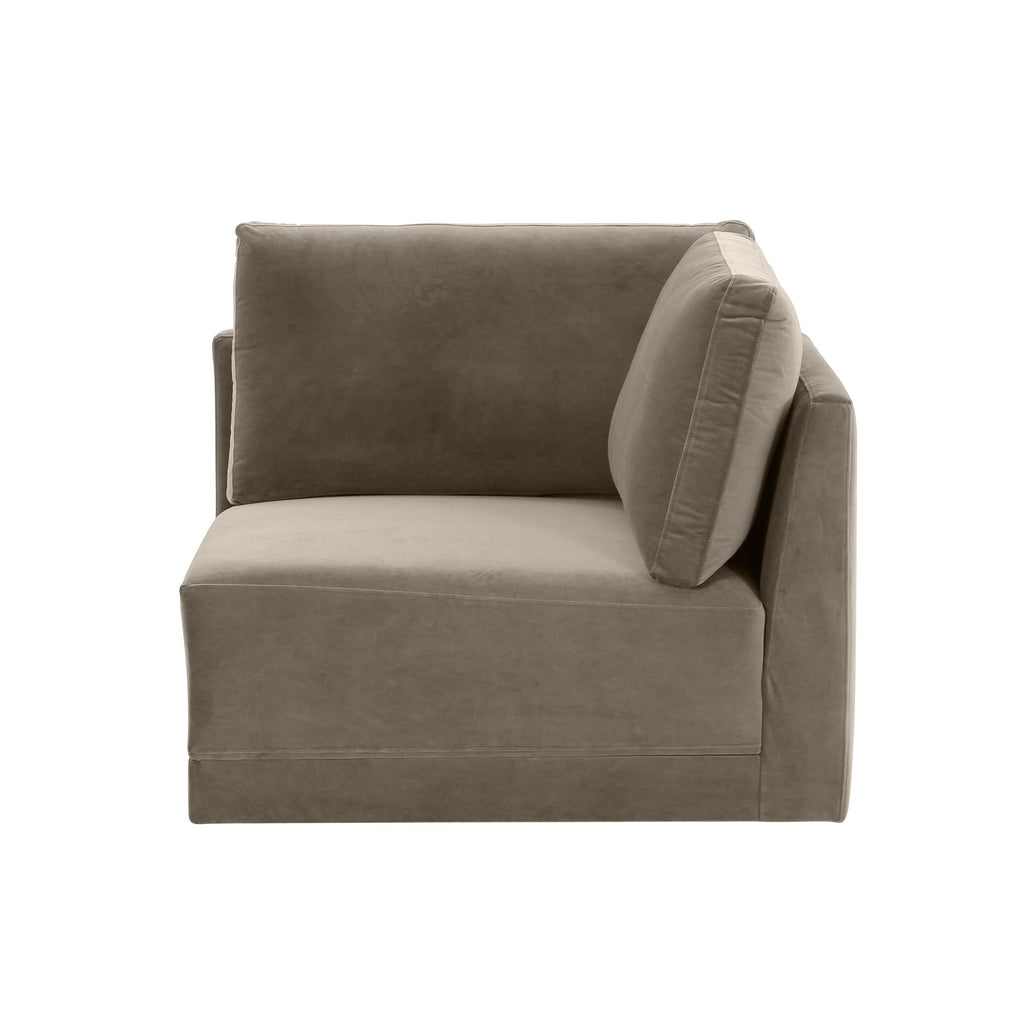 Willow Performance Velvet Modular Corner Chair