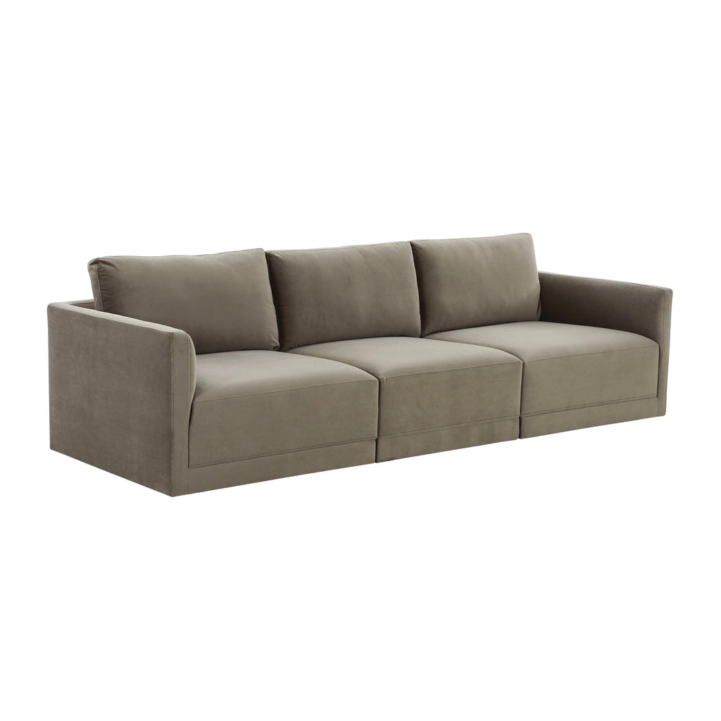 Willow 105" Performance Velvet Modular Sofa
