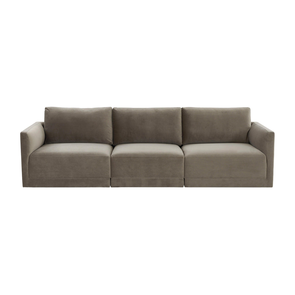 Willow Performance Velvet Modular Sectional Collection
