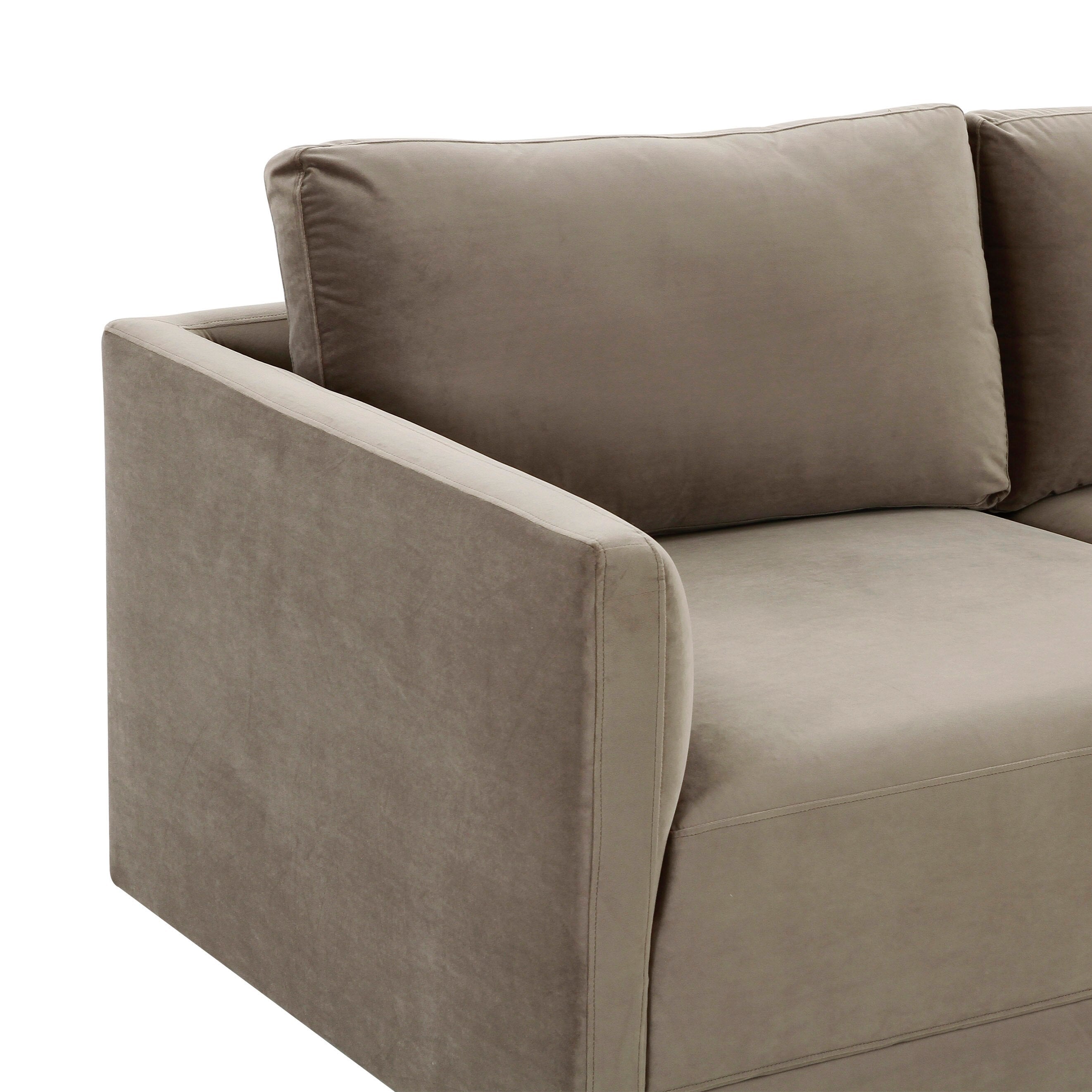 Willow 105" Performance Velvet Modular Sofa