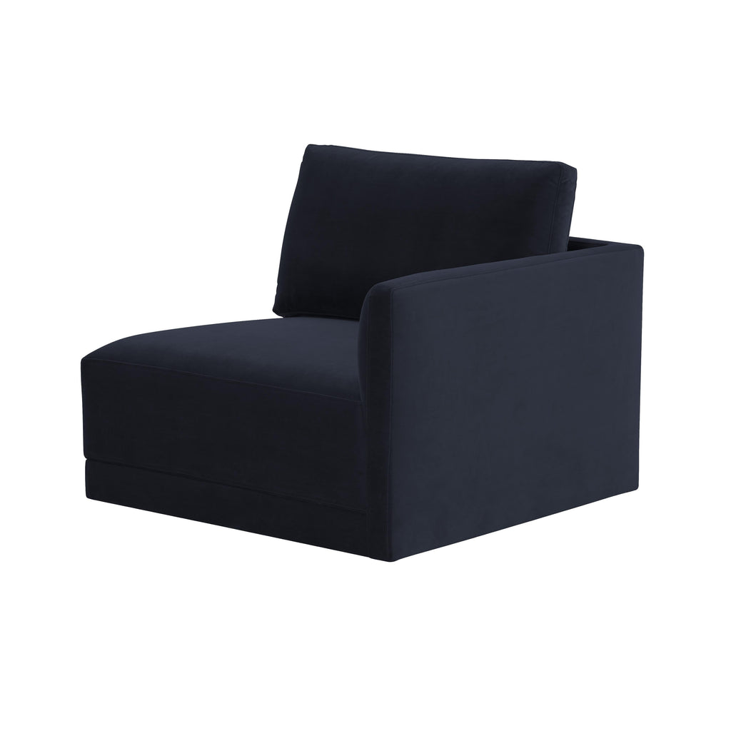 Willow Performance Velvet Modular RAF Corner Chair