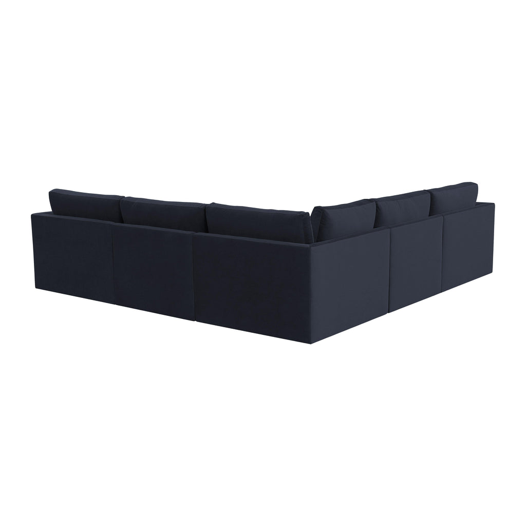 Willow 5-Piece Performance Velvet Modular L Sectional