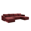 Willow 6-Piece Performance Velvet Modular U Sectional