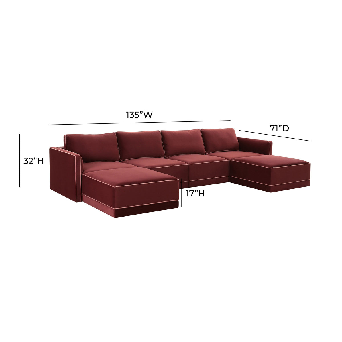 Willow Performance Velvet Modular Sectional Collection