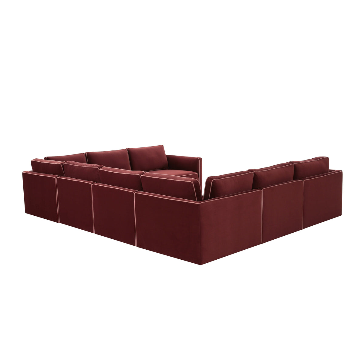 Willow 8-Piece Performance Velvet Modular Large U Sectional