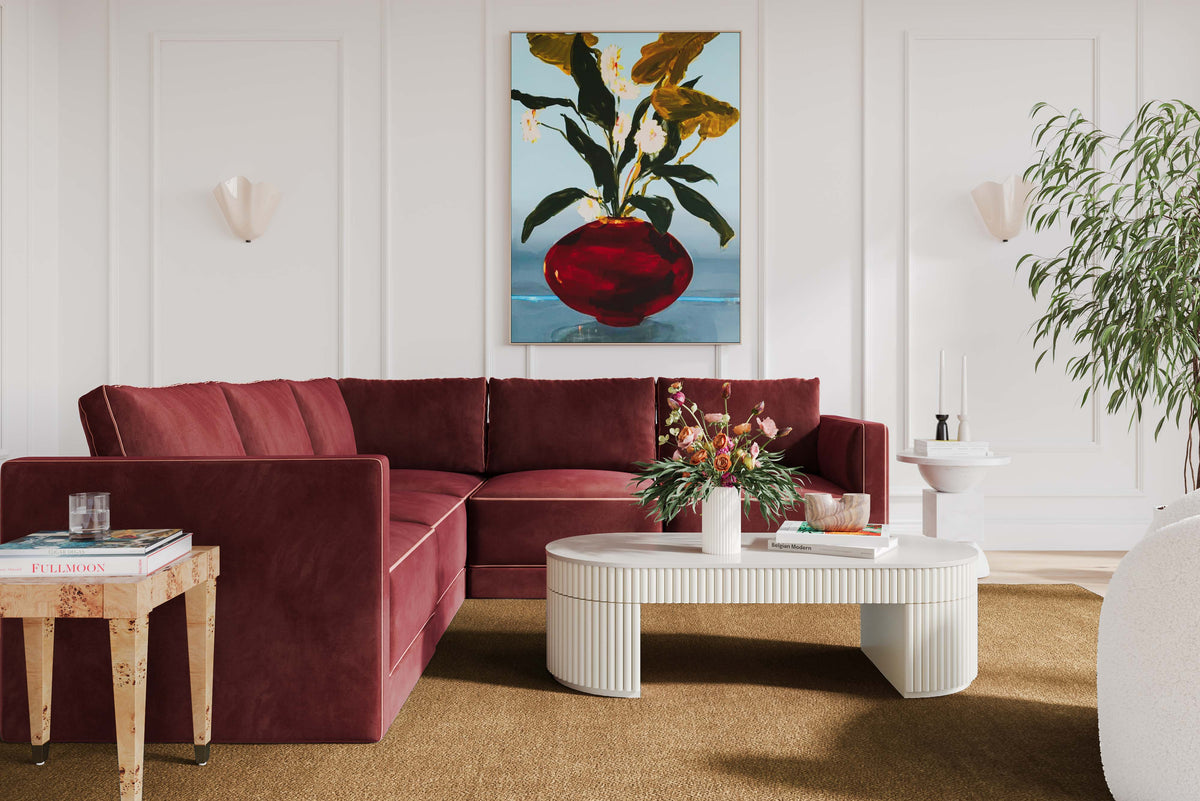 Willow Performance Velvet Modular Sectional Collection