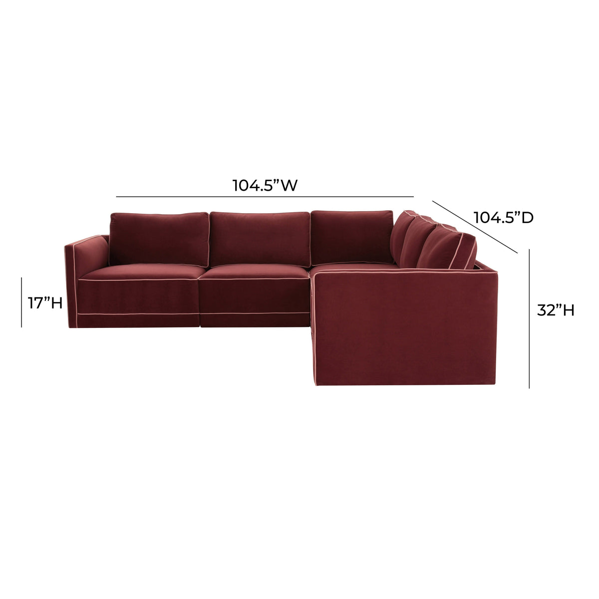 Willow Performance Velvet Modular Sectional Collection