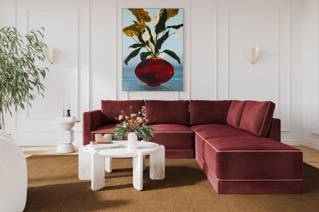 Willow Performance Velvet Modular Sectional Collection