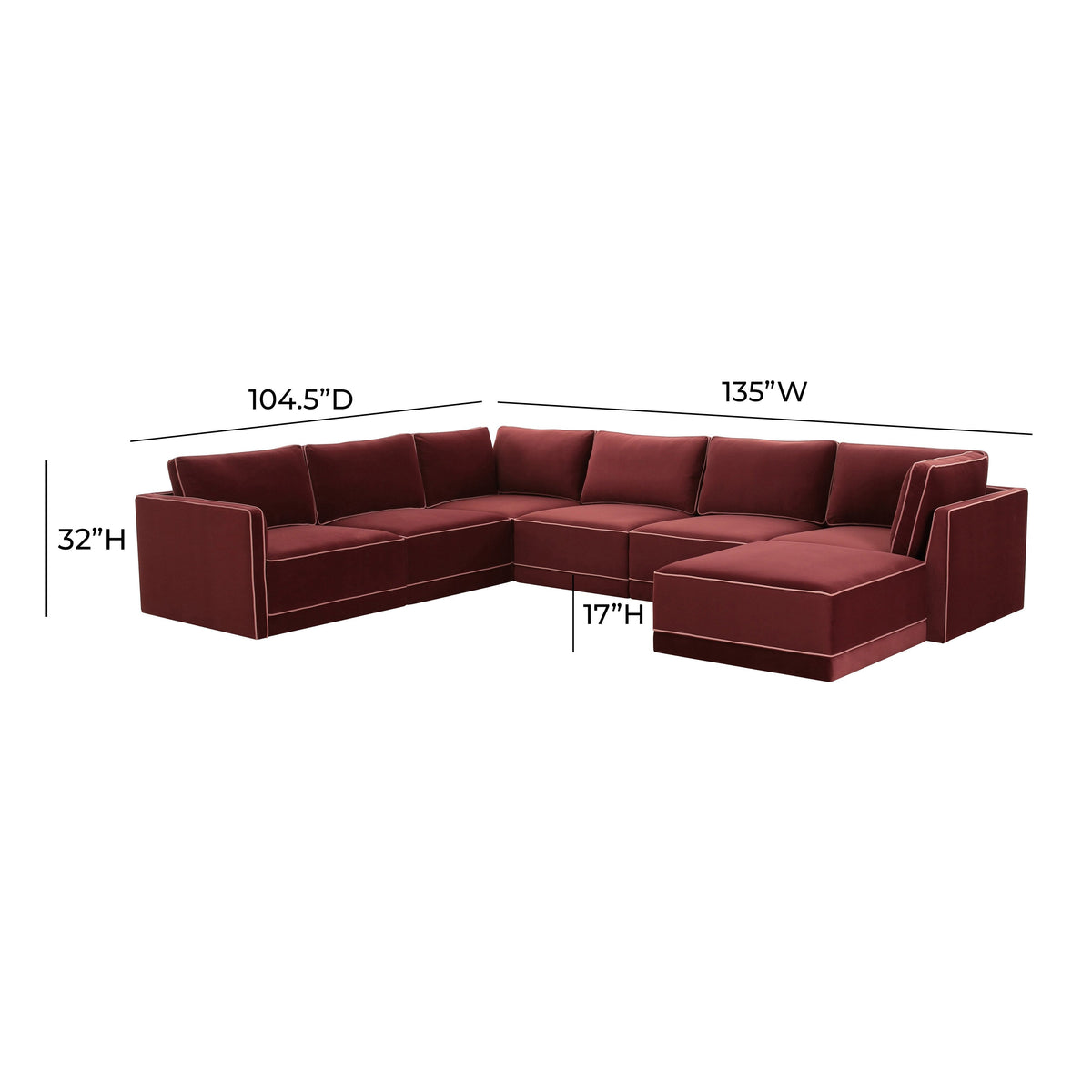 Willow Performance Velvet Modular Sectional Collection