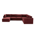 Willow 7-Piece Performance Velvet Modular Large Chaise Sectional