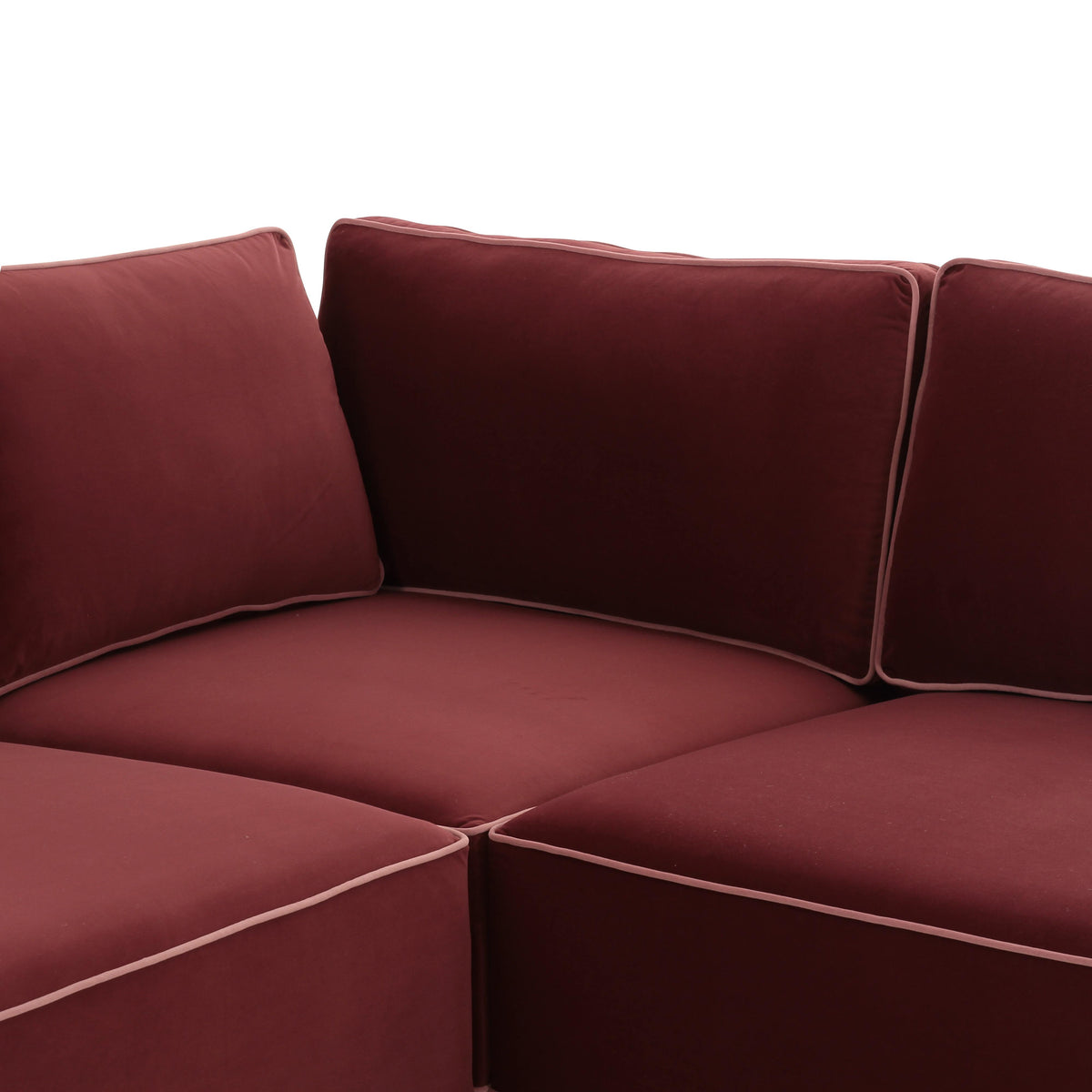Willow 7-Piece Performance Velvet Modular Large Chaise Sectional