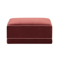 Willow Performance Velvet Modular Ottoman