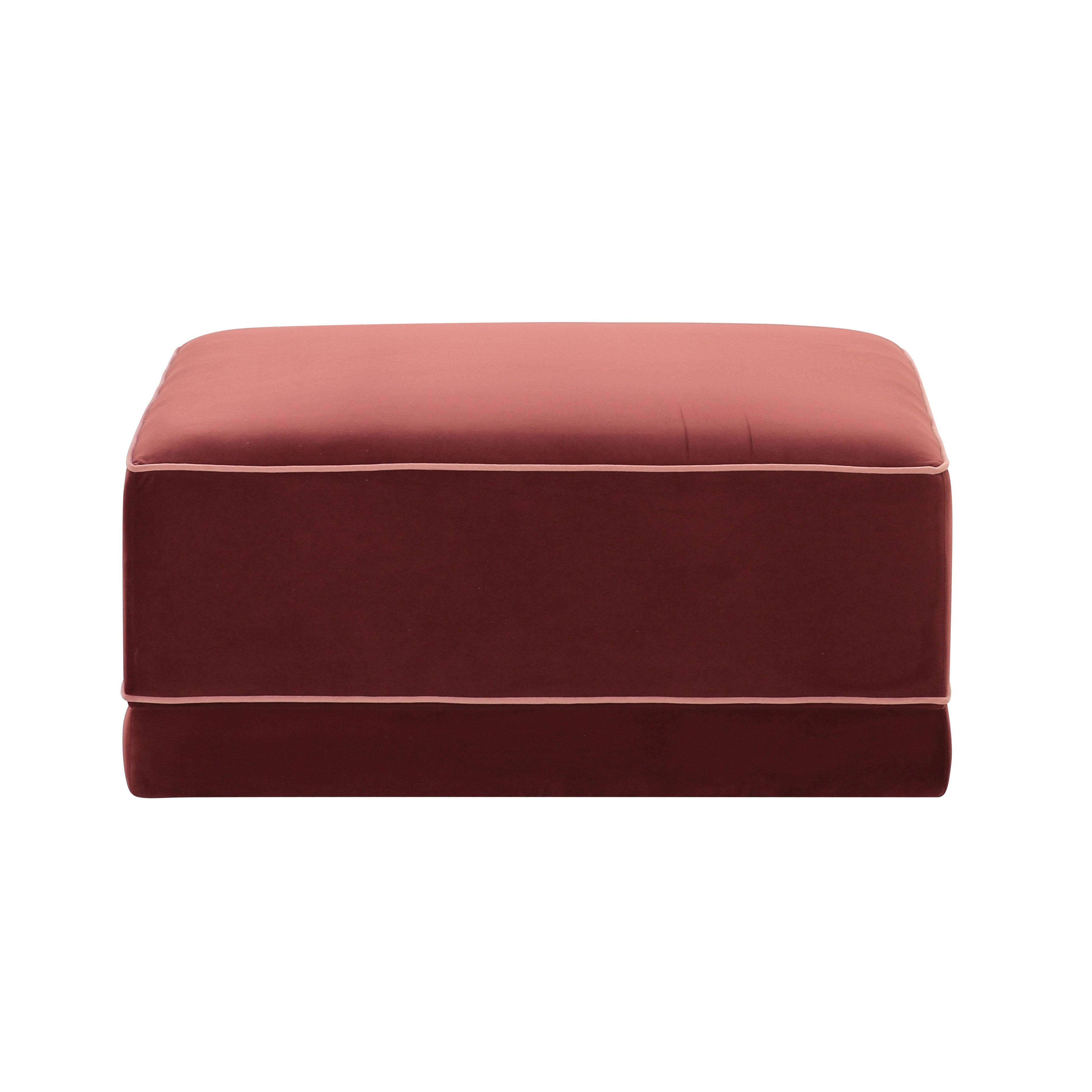 Willow Performance Velvet Modular Ottoman