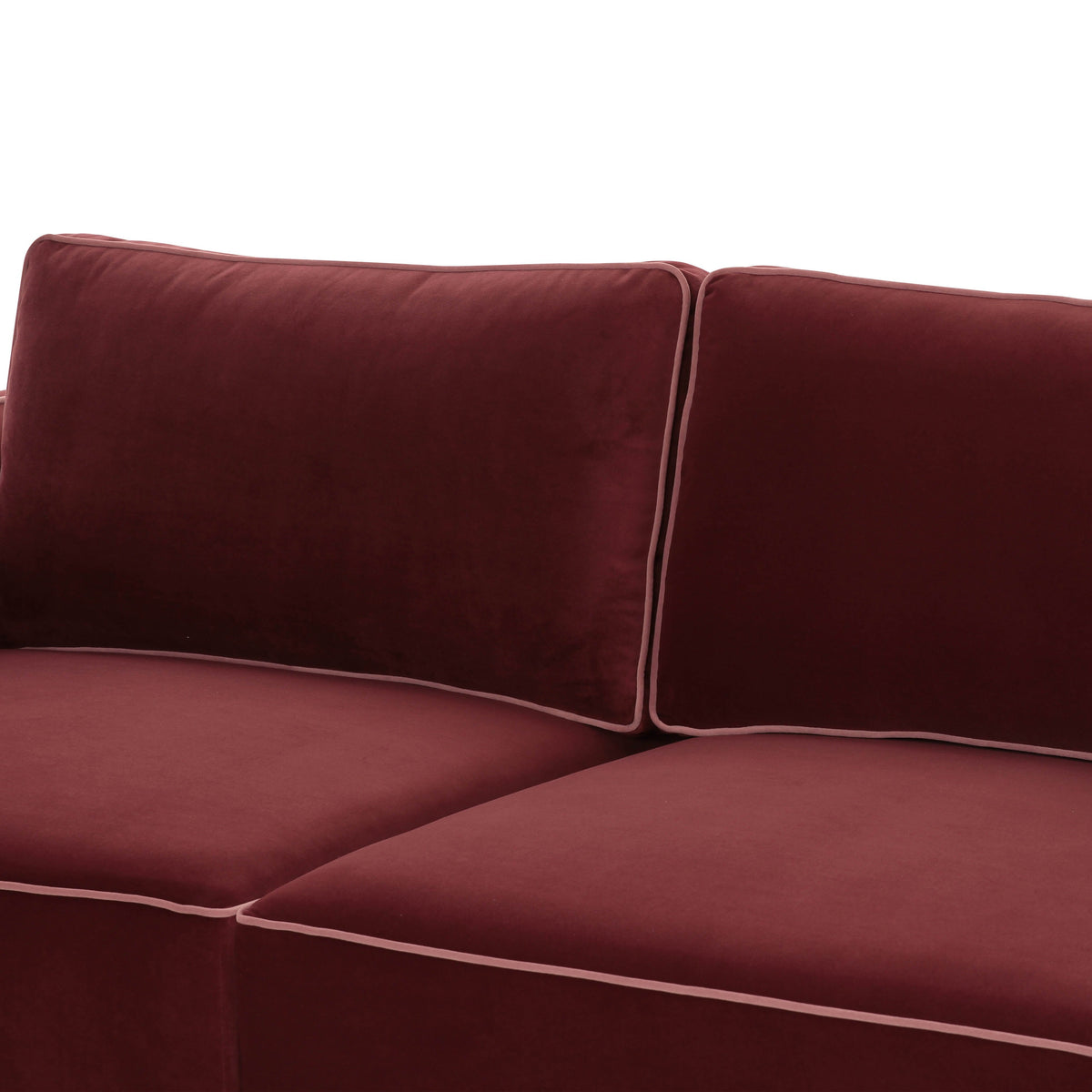 Willow 74" Performance Velvet Modular Loveseat