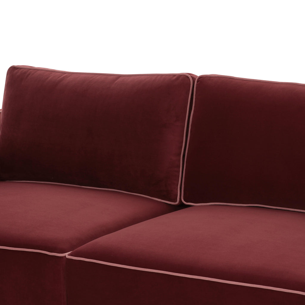 Willow 105" Performance Velvet Modular Sofa