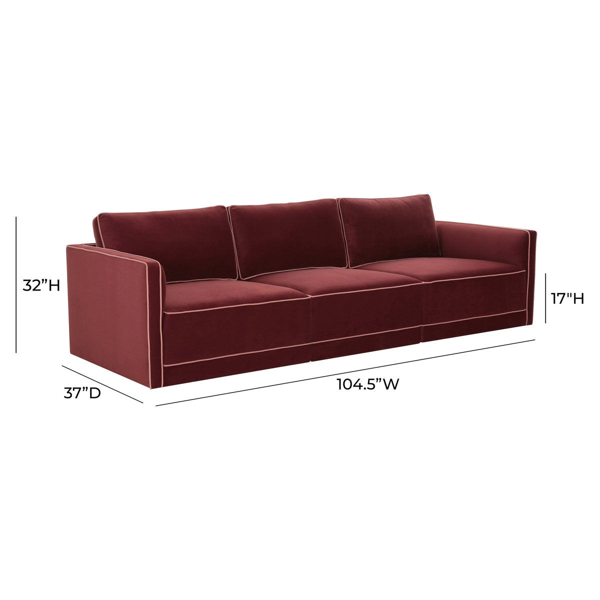 Willow Performance Velvet Modular Sectional Collection
