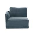 Willow Performance Velvet Modular LAF Corner Chair