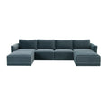 Willow 6-Piece Performance Velvet Modular U Sectional