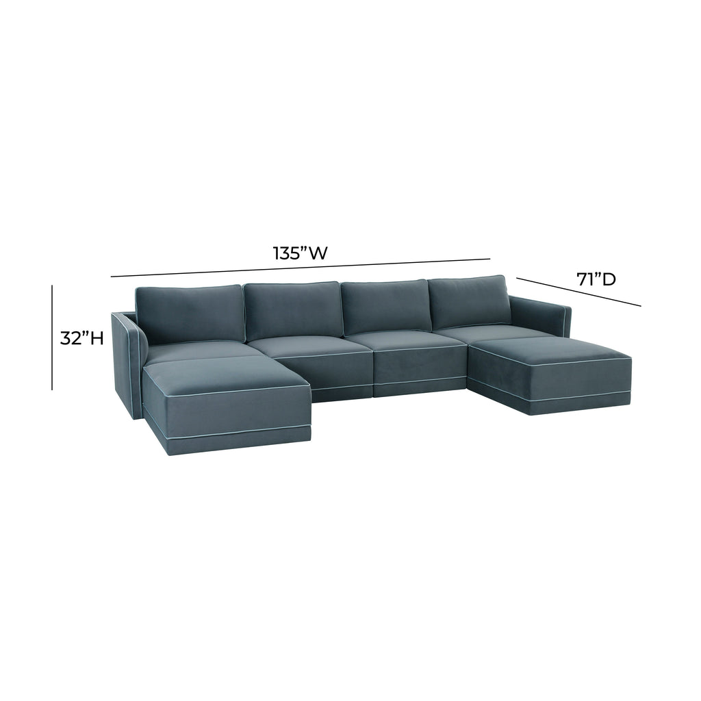 Willow Performance Velvet Modular Sectional Collection