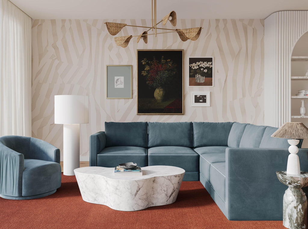 Willow Performance Velvet Modular Sectional Collection
