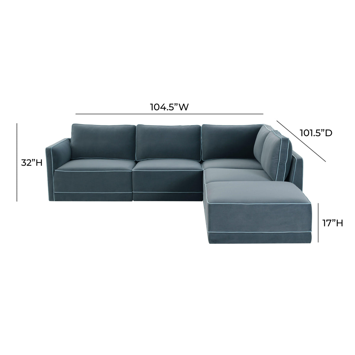Willow Performance Velvet Modular Sectional Collection