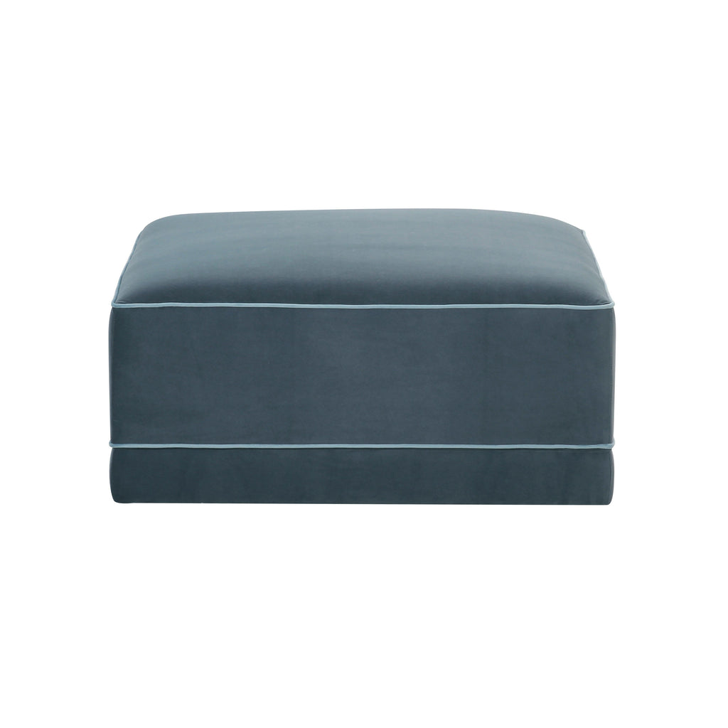 Willow Performance Velvet Modular Ottoman