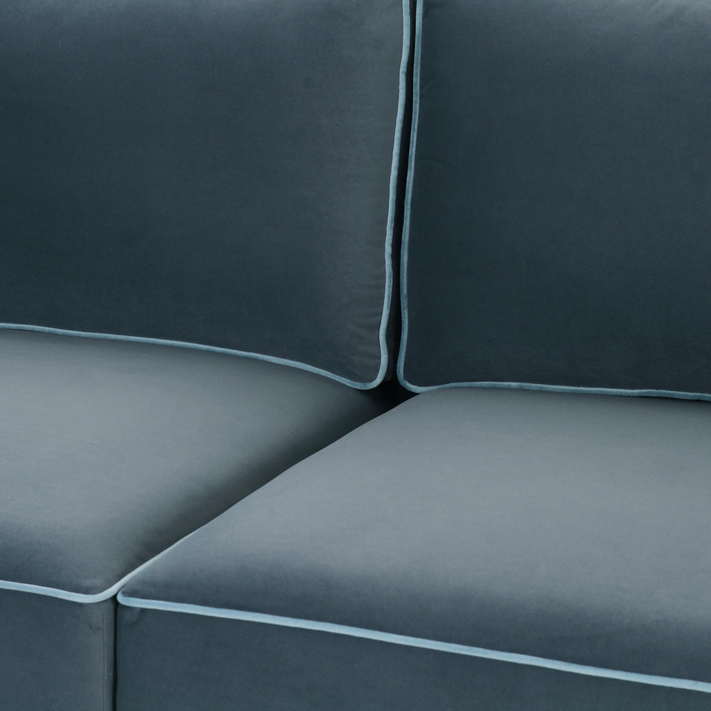 Willow 105" Performance Velvet Modular Sofa