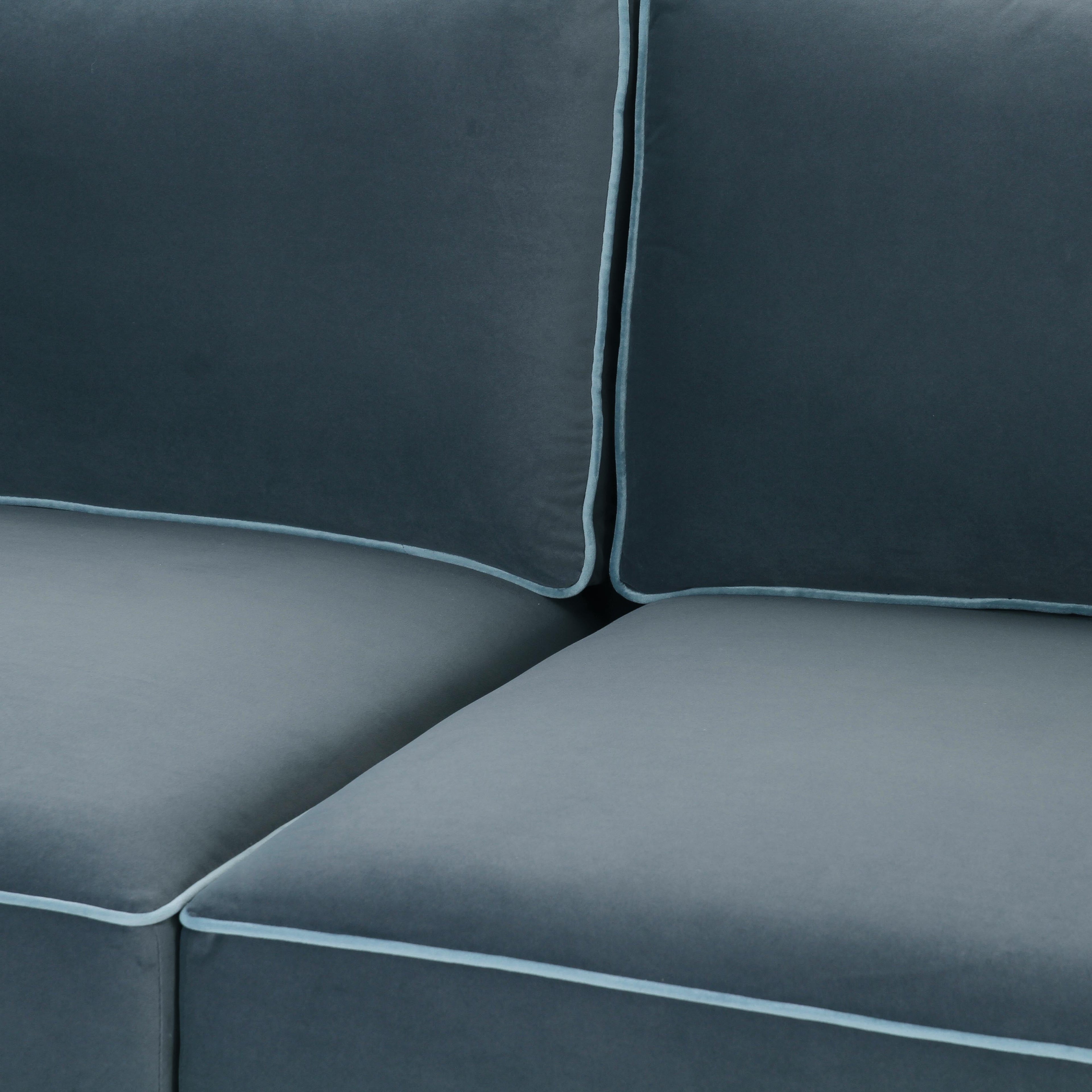 Willow 105" Performance Velvet Modular Sofa