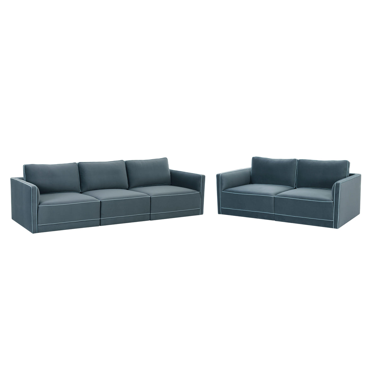 Willow 105" Performance Velvet Modular Sofa