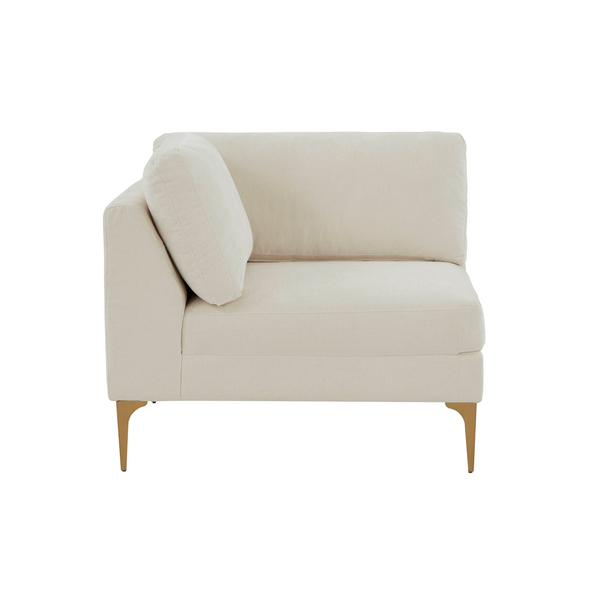 Serena Performance Velvet Modular Armless Chair